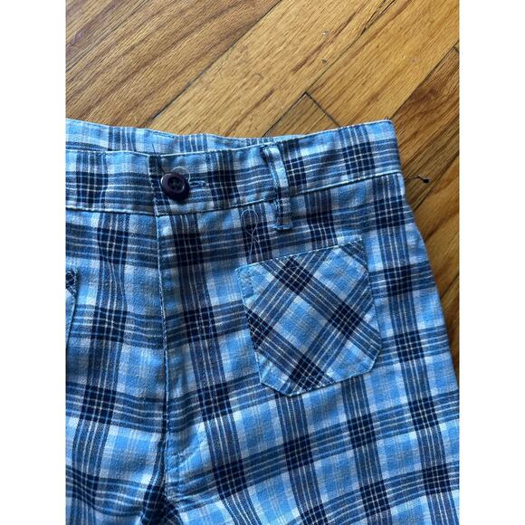 Limited Too Girls Blue Plaid Wide Leg Pants – Trendy & Comfy - Picture 5 of 7